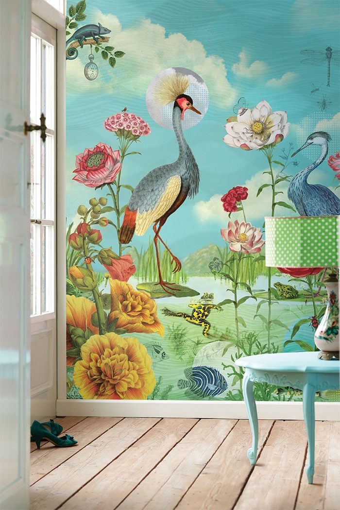 Smitten With This Wonderful Wallpaper - Pip Studio Wallpaper On Wall - HD Wallpaper 