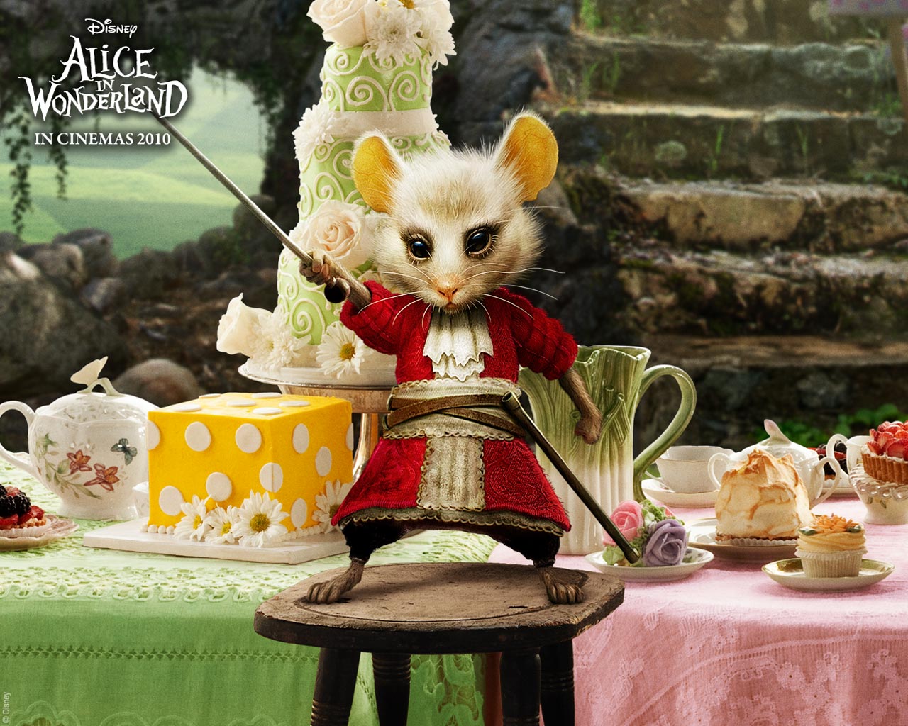 Tea Party New Alice In Wonderland Characters - HD Wallpaper 