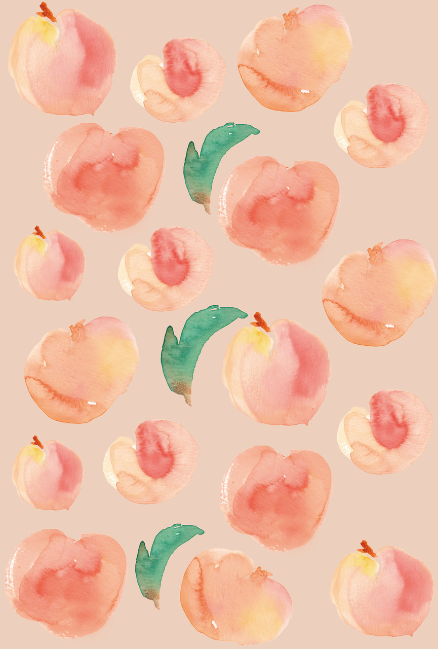 Peach And Wallpaper Image - Peach Aeshtetic - HD Wallpaper 