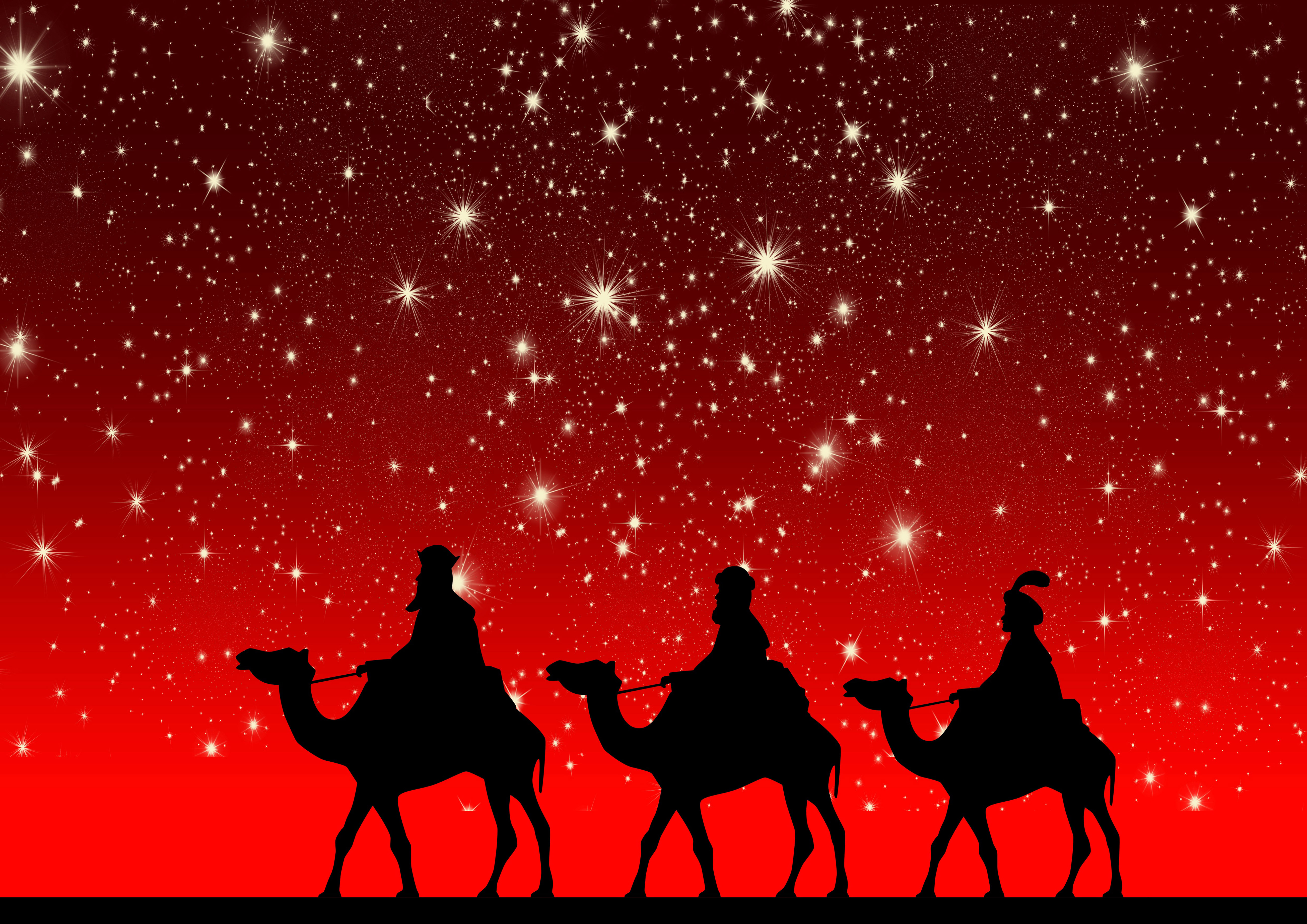 Three Wise Men Red - HD Wallpaper 