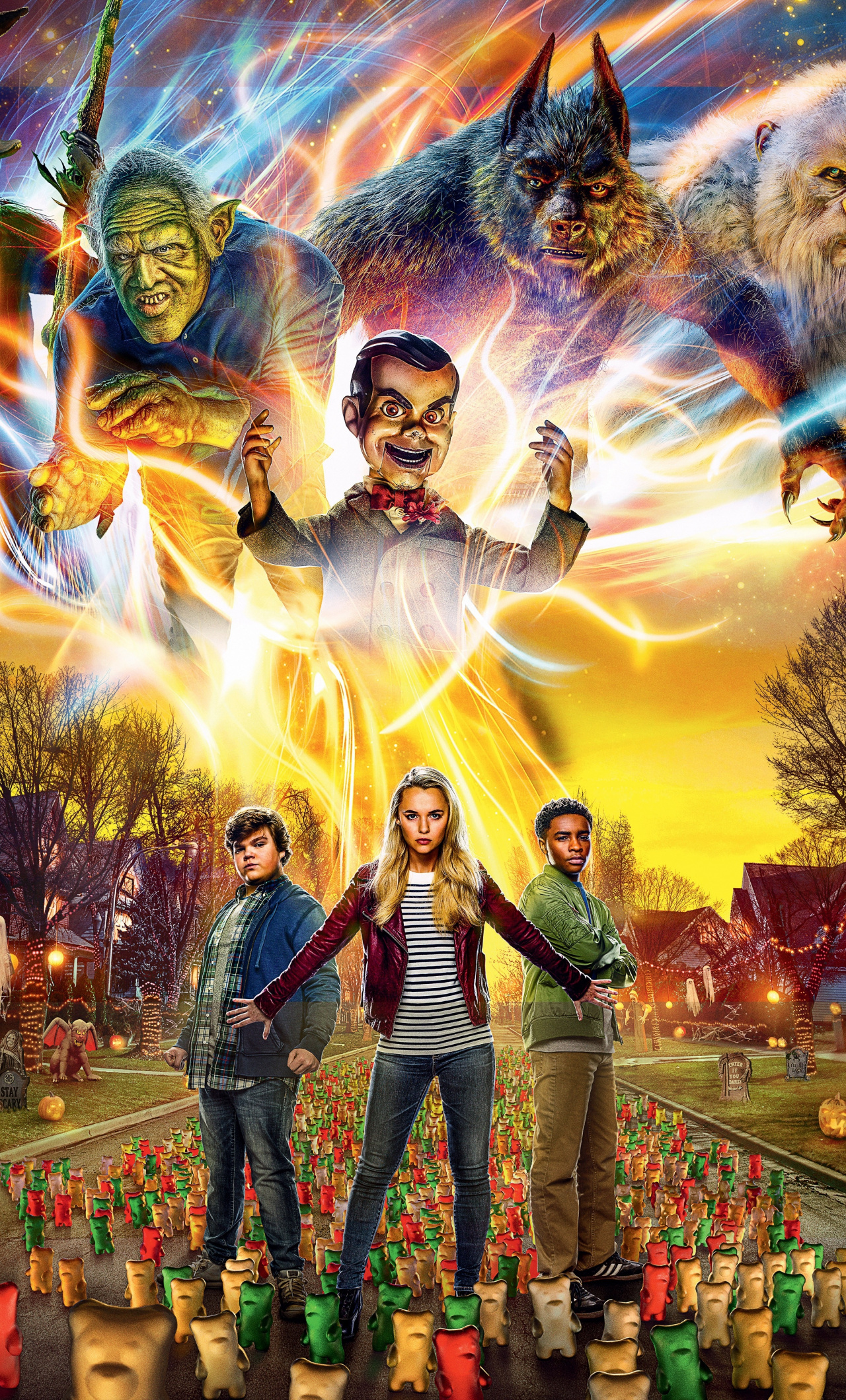 Haunted Halloween, 2018, Horror Movie, Wallpaper - Goosebumps Haunted Halloween 2 Movie Poster - HD Wallpaper 