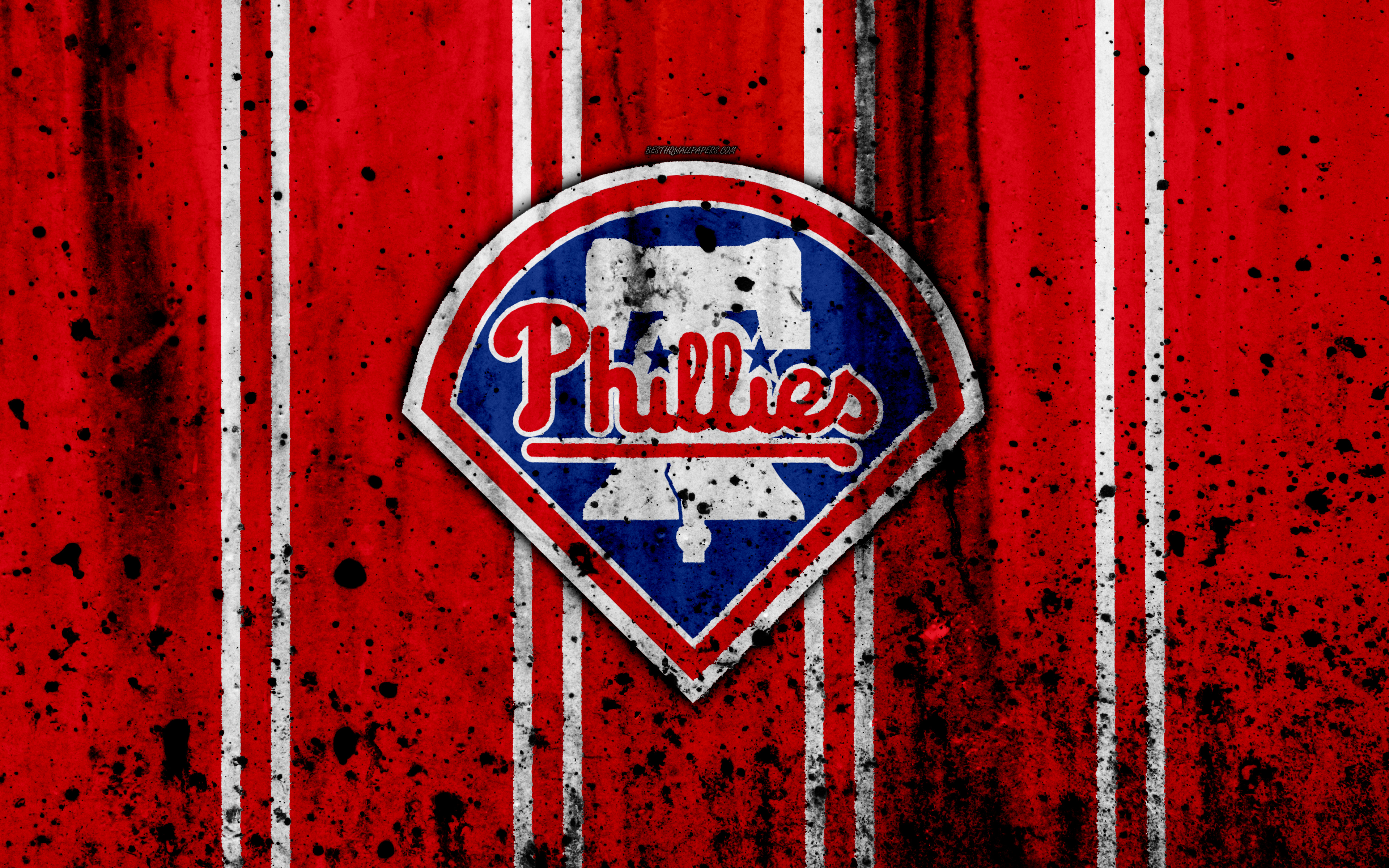 4k Philadelphia Phillies Grunge Baseball Club Mlb Philadelphia Vs La Dodgers 3840x2400 Wallpaper Teahub Io