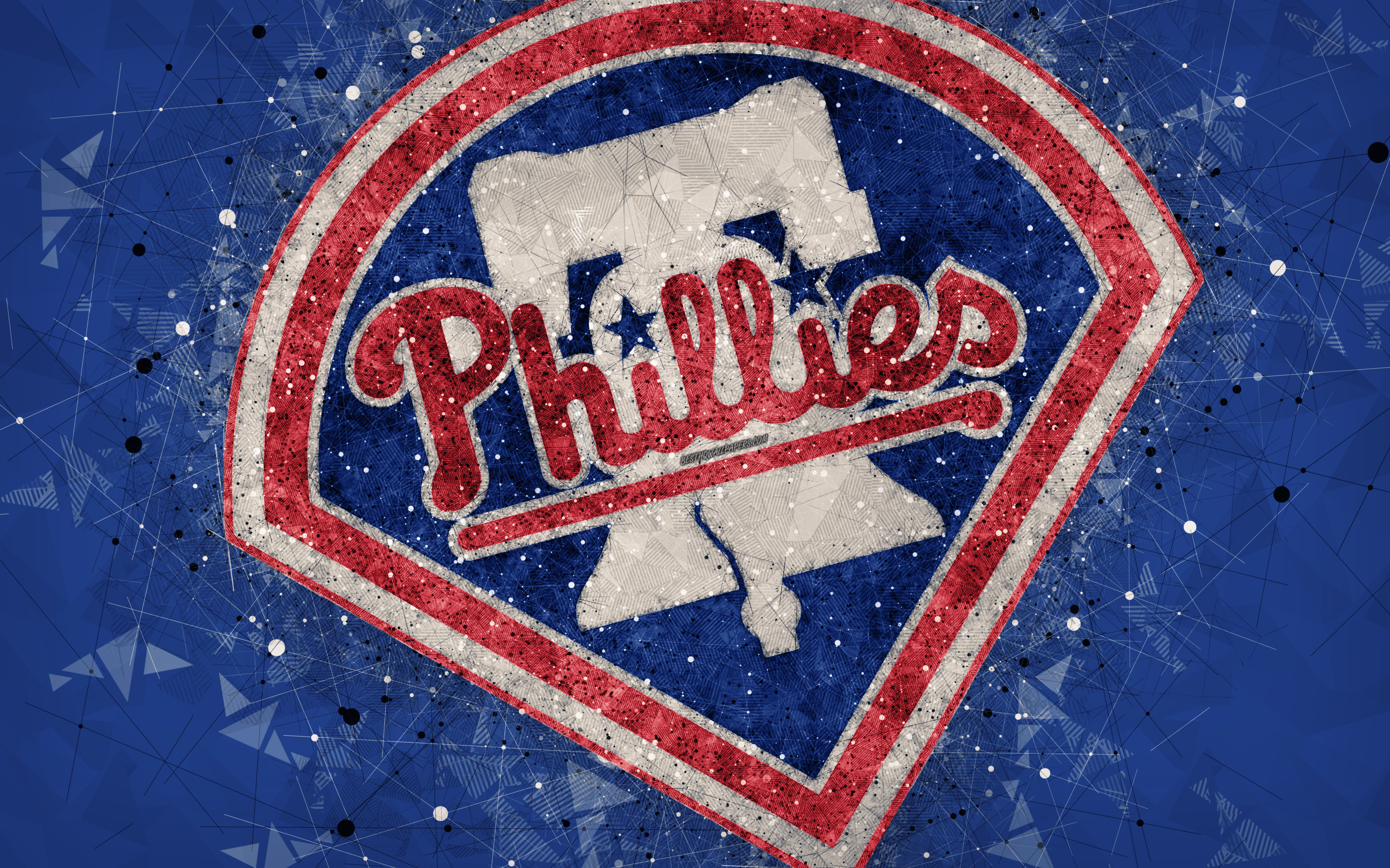 Philadelphia Phillies, 4k, American Baseball Club, - Phillies Wallpaper 4k - HD Wallpaper 