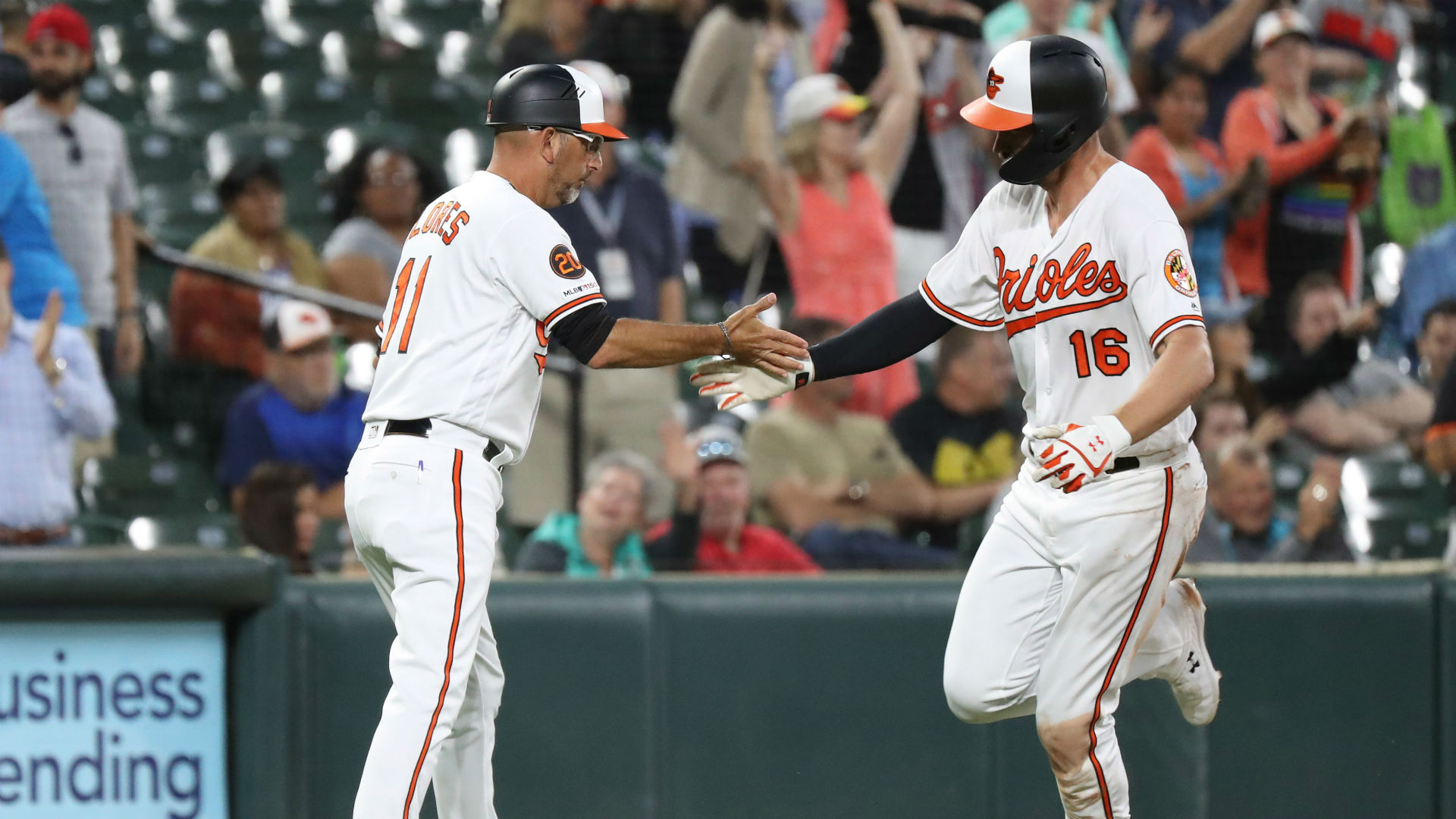 Trey Mancini Home Run Trot Orioles Jays Usat - College Baseball - HD Wallpaper 