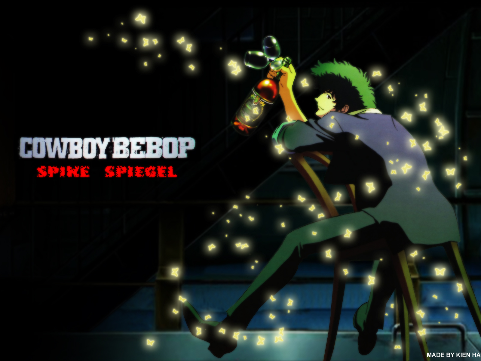 Toshihiro Kawamoto, Sunrise , Cowboy Bebop, Spike Spiegel - Cowboy Bebop: Tengoku No Tobira (2001) - HD Wallpaper 