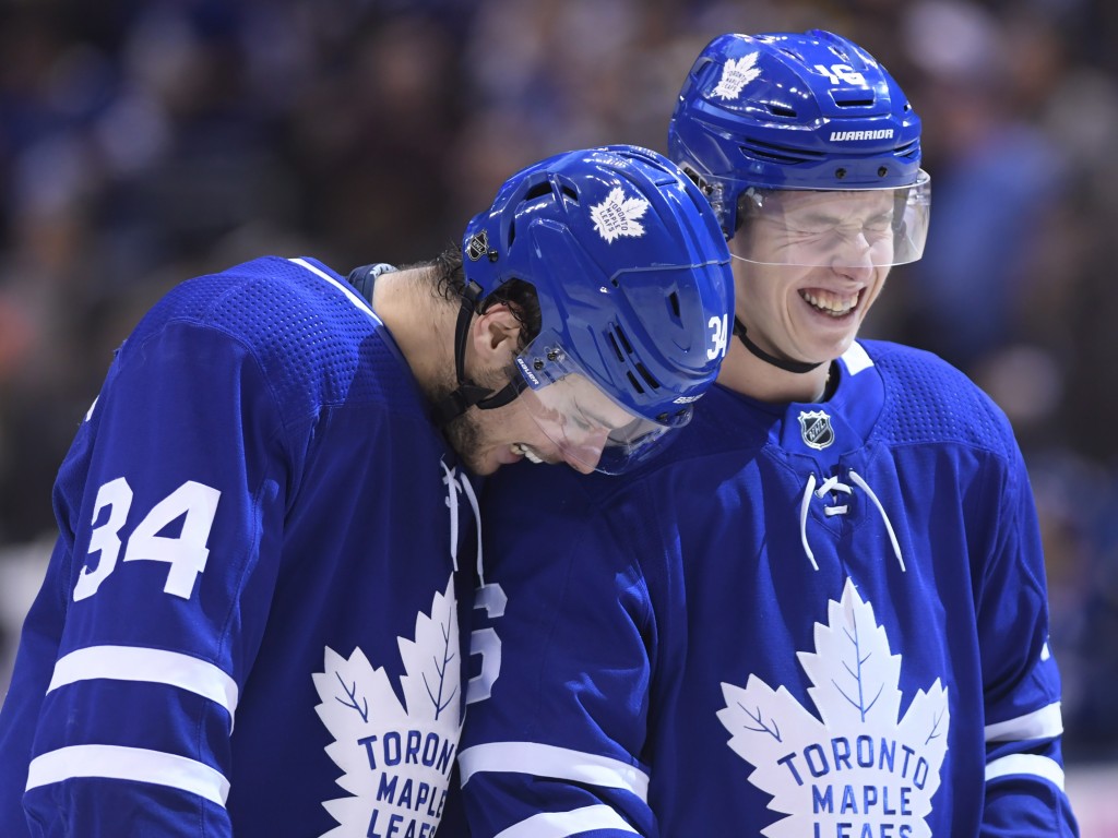 Toronto Maple Leafs Right Wing Mitchell Marner And - HD Wallpaper 