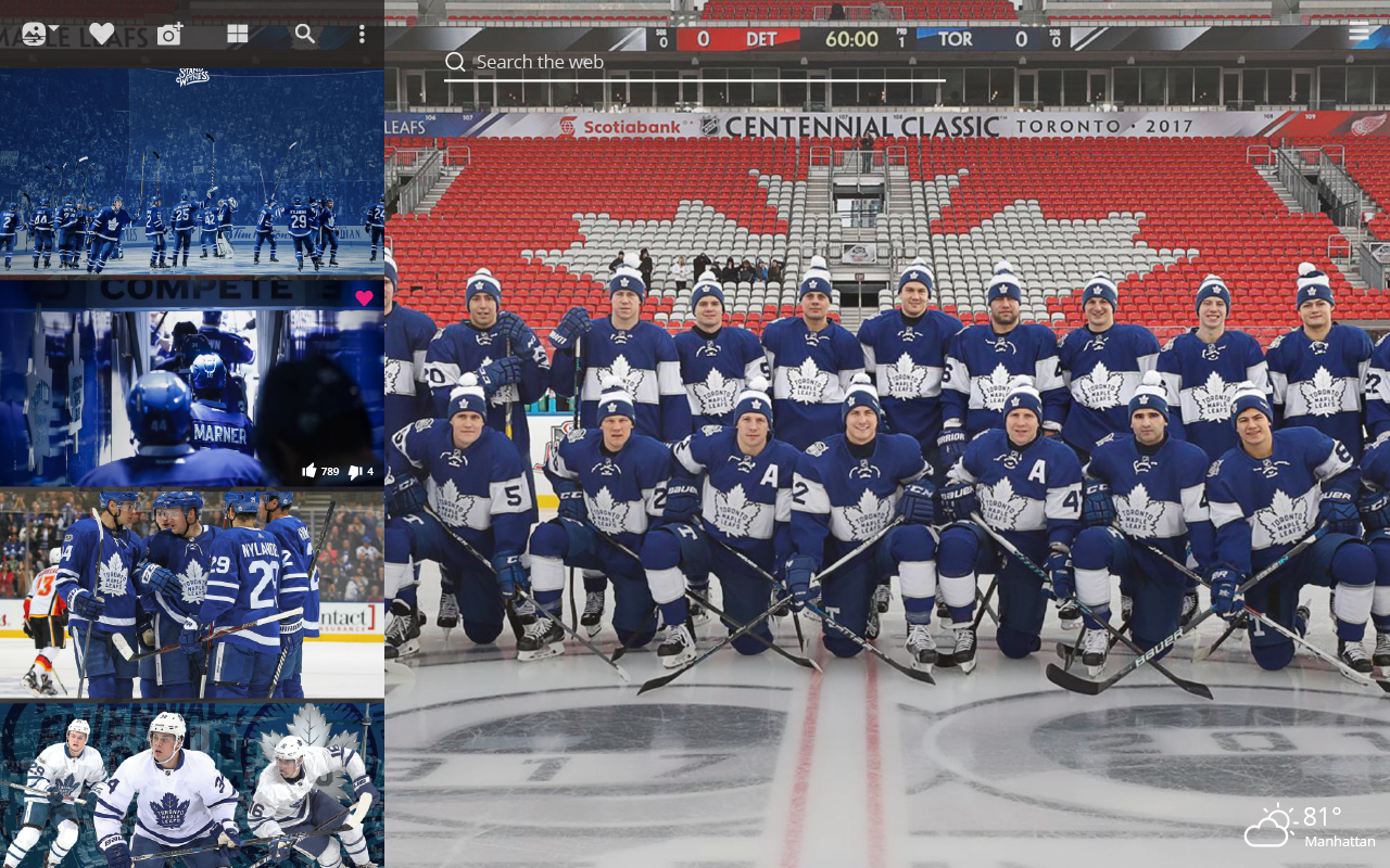 Hockey Team Toronto Maple Leafs - College Ice Hockey - HD Wallpaper 