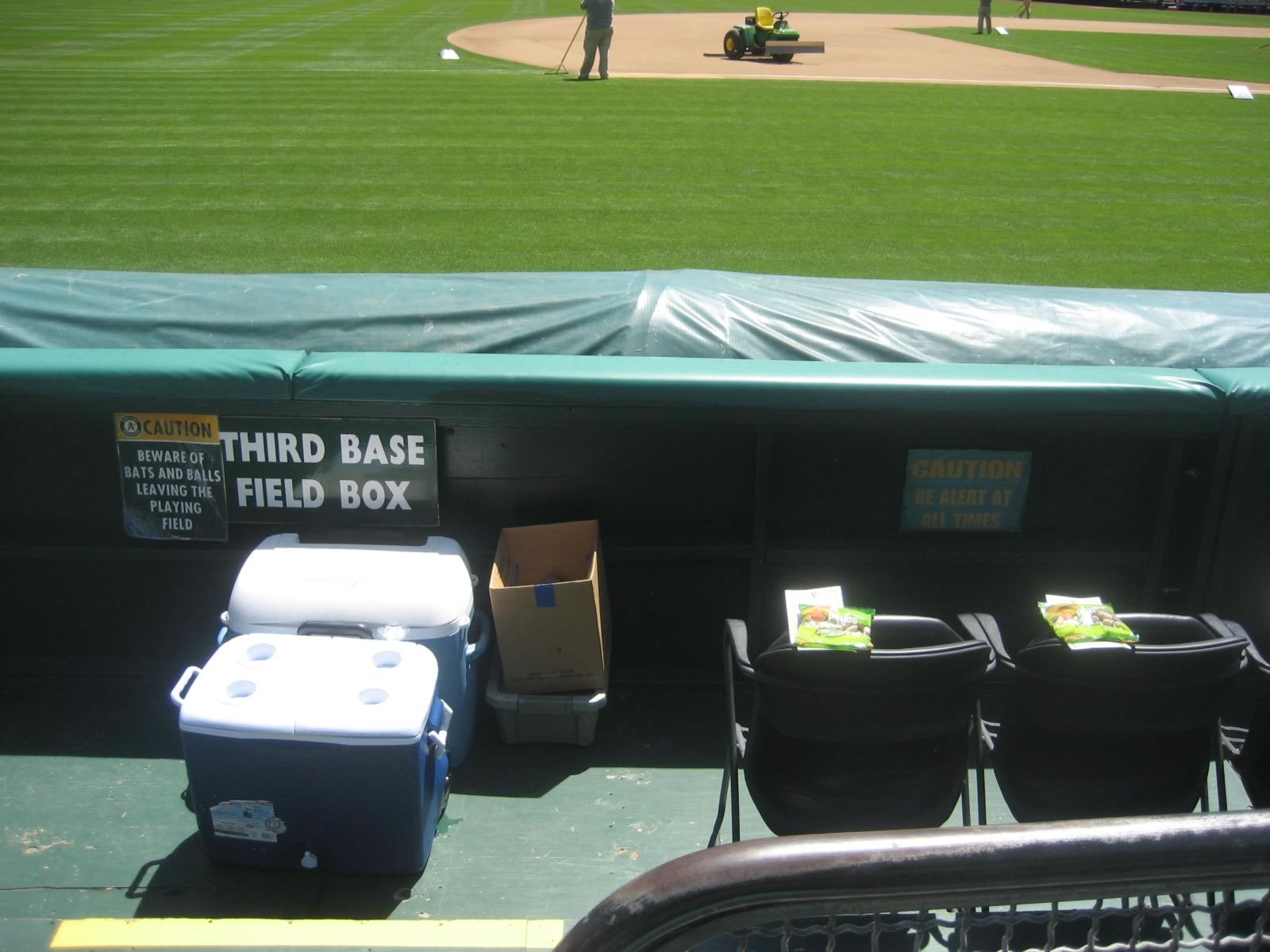 Oakland As Field Box Seats Oakland A's Field Box Seats 1600x1200