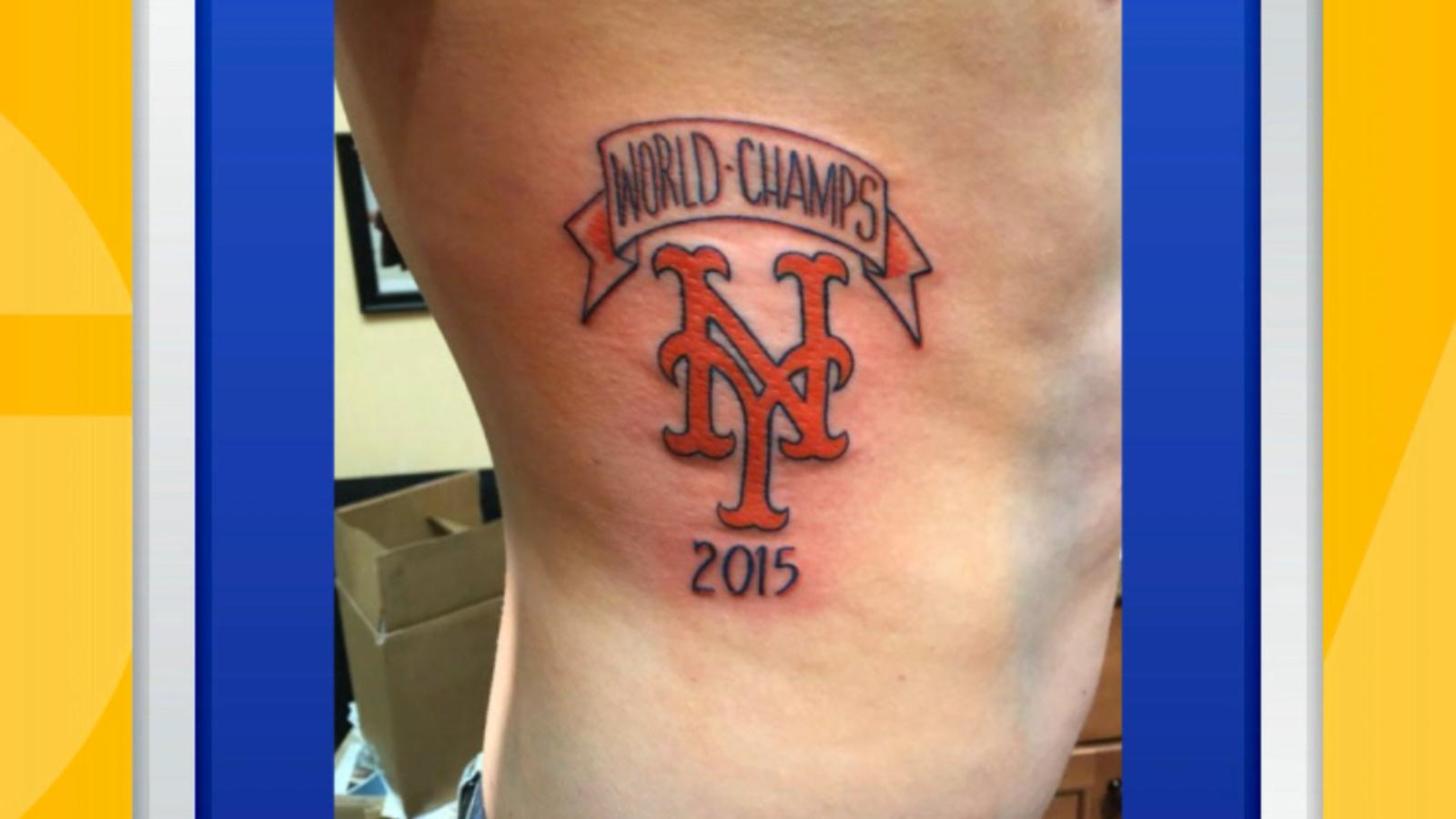 Mets World Series Tattoo - HD Wallpaper 