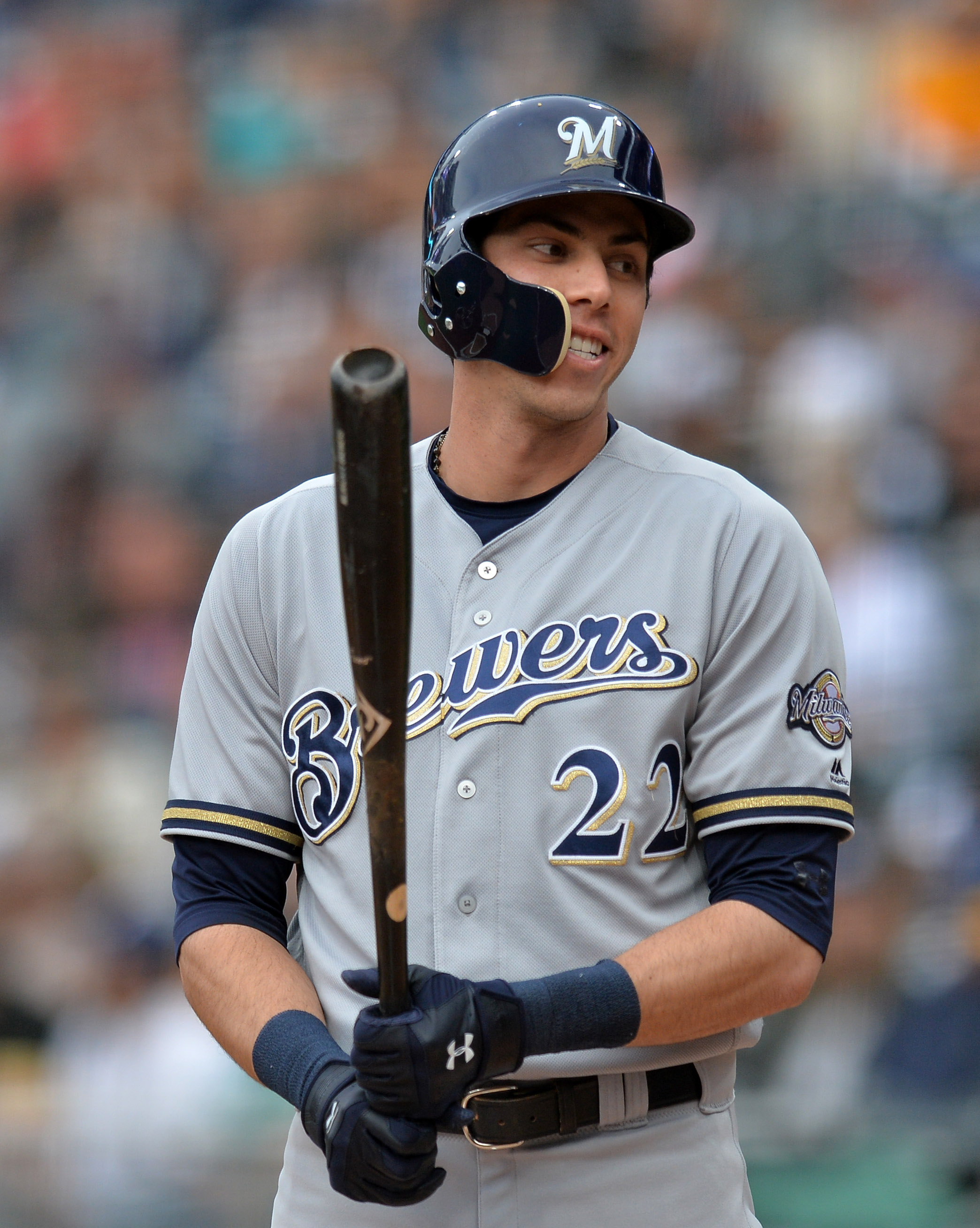Christian Yelich ~ Milwaukee Brewers - Milwaukee Brewers Christian Yelich - HD Wallpaper 