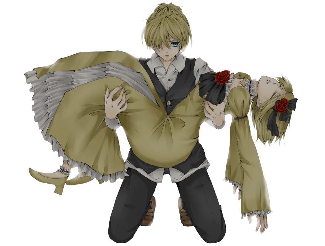 Vocaloid Twins Wallpaper - Yandere Len And Rin - HD Wallpaper 