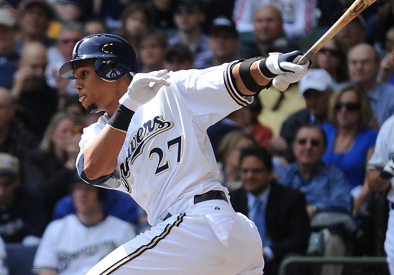 Carlos Gomez Brewers - HD Wallpaper 