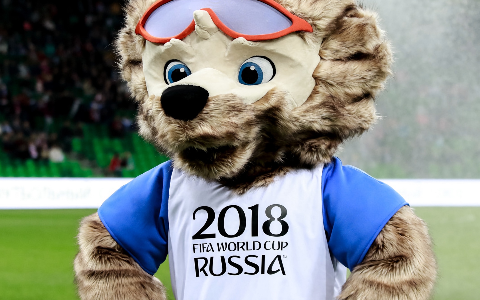 Wallpaper Zabivaka, Mascot, World Cup 2018, Fifa, Football Zabivaka