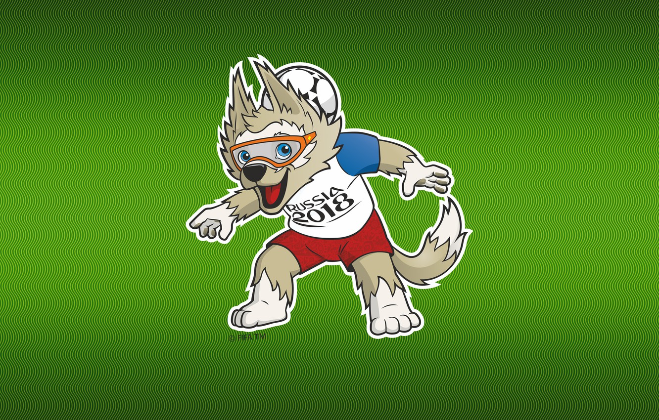 Photo Wallpaper Sport, Football, Wolf, Russia, 2018, - Mascot Hd - HD Wallpaper 