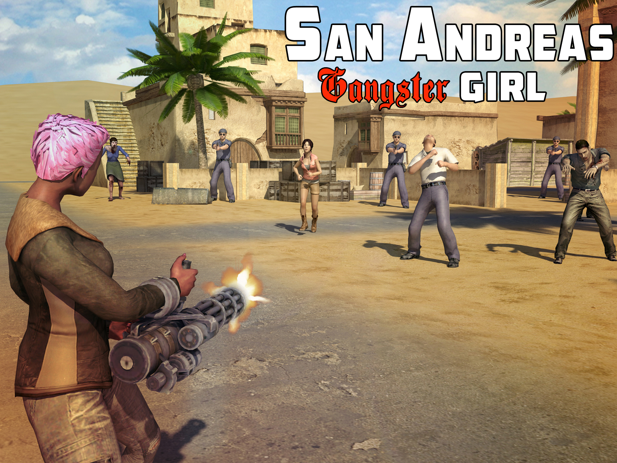 San Andreas Gangster Girl 3d - HD Wallpaper 
