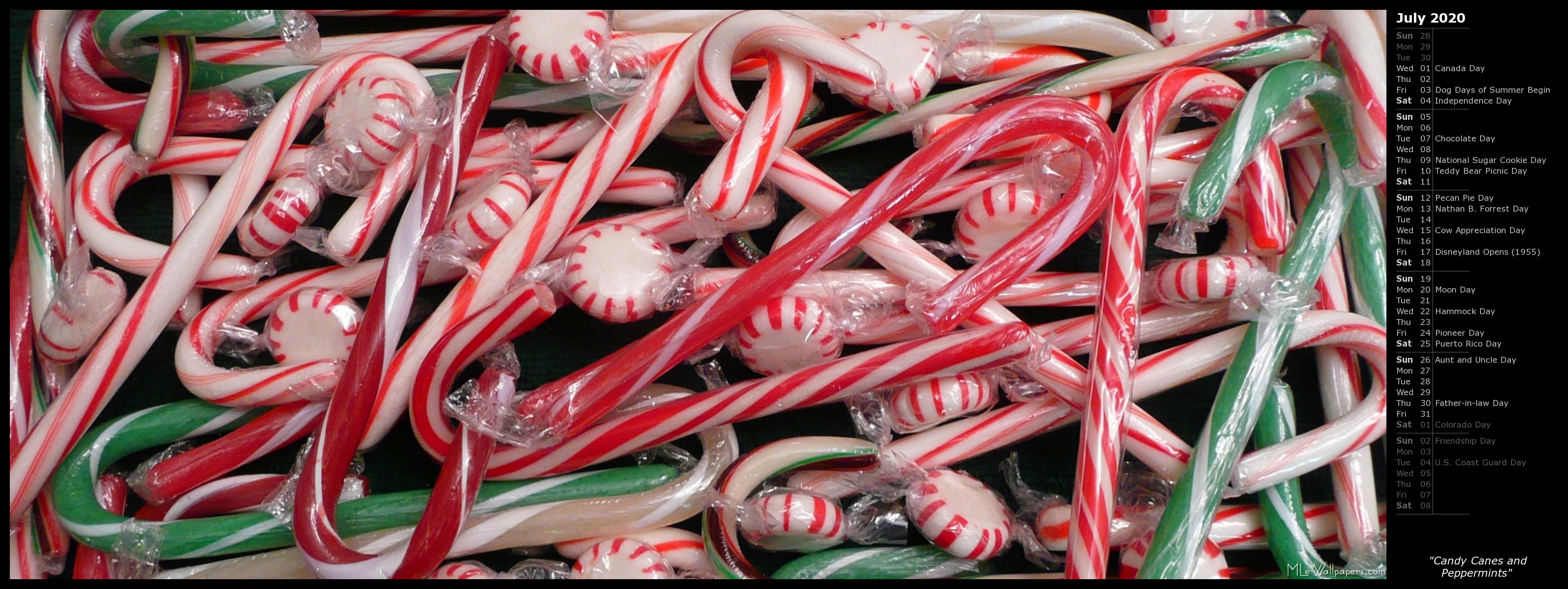 Candy Canes And Peppermints - Candy Cane - HD Wallpaper 