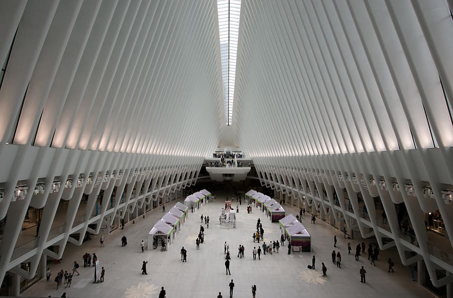 Fidi, Oculus, World Trade Center, Mall, Symmetry, Nyc, - Oculus Nyc - HD Wallpaper 