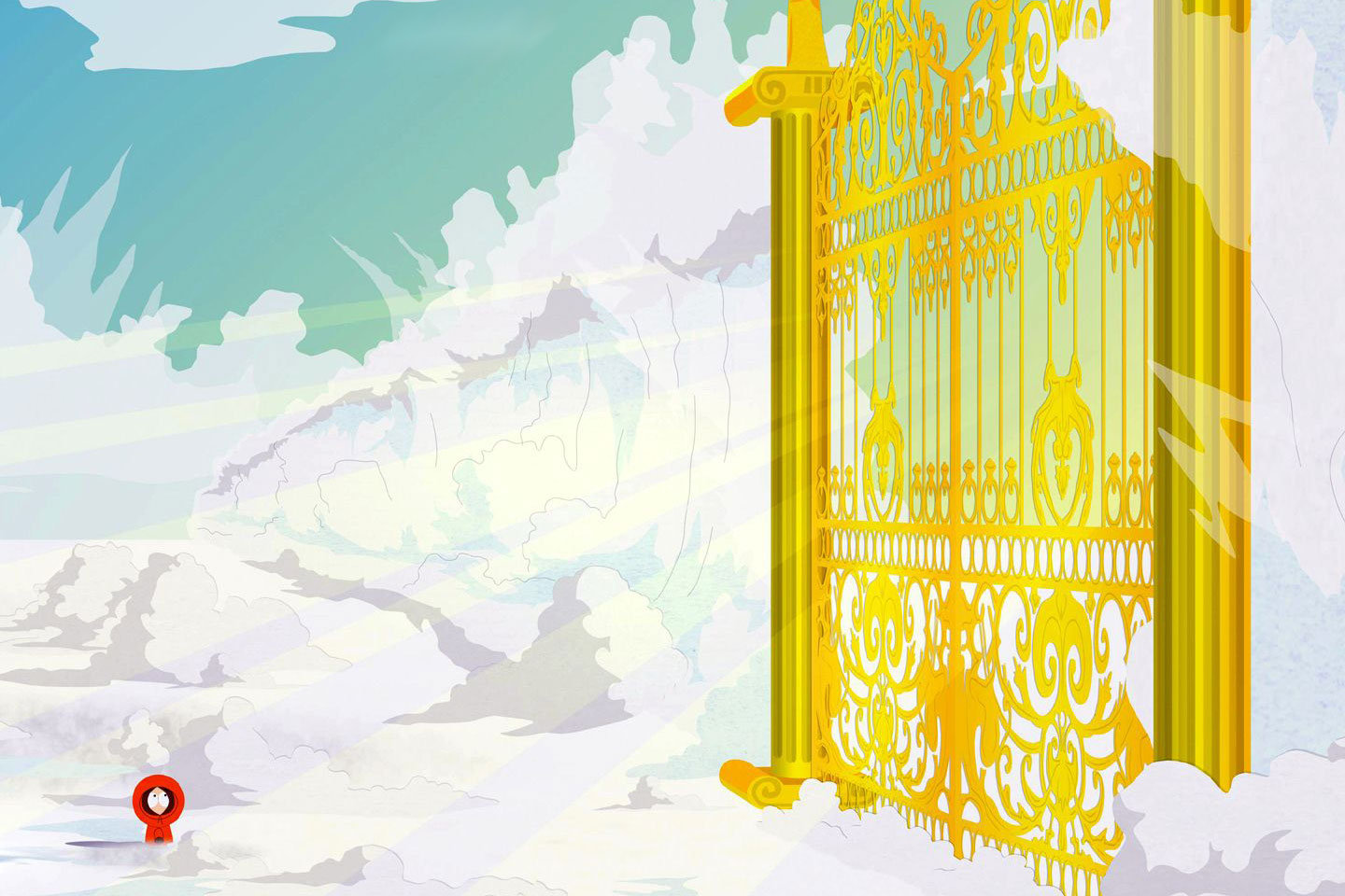 South Park Heaven Kenny Mccormick - South Park Kenny Angel - HD Wallpaper 