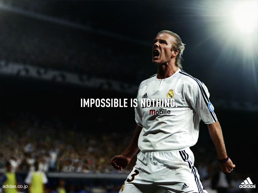 Impossible Is Nothing Football - 1024x768 Wallpaper 