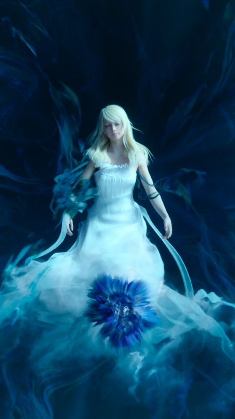 Final Fantasy Xv, Luna, White Dress - HD Wallpaper 