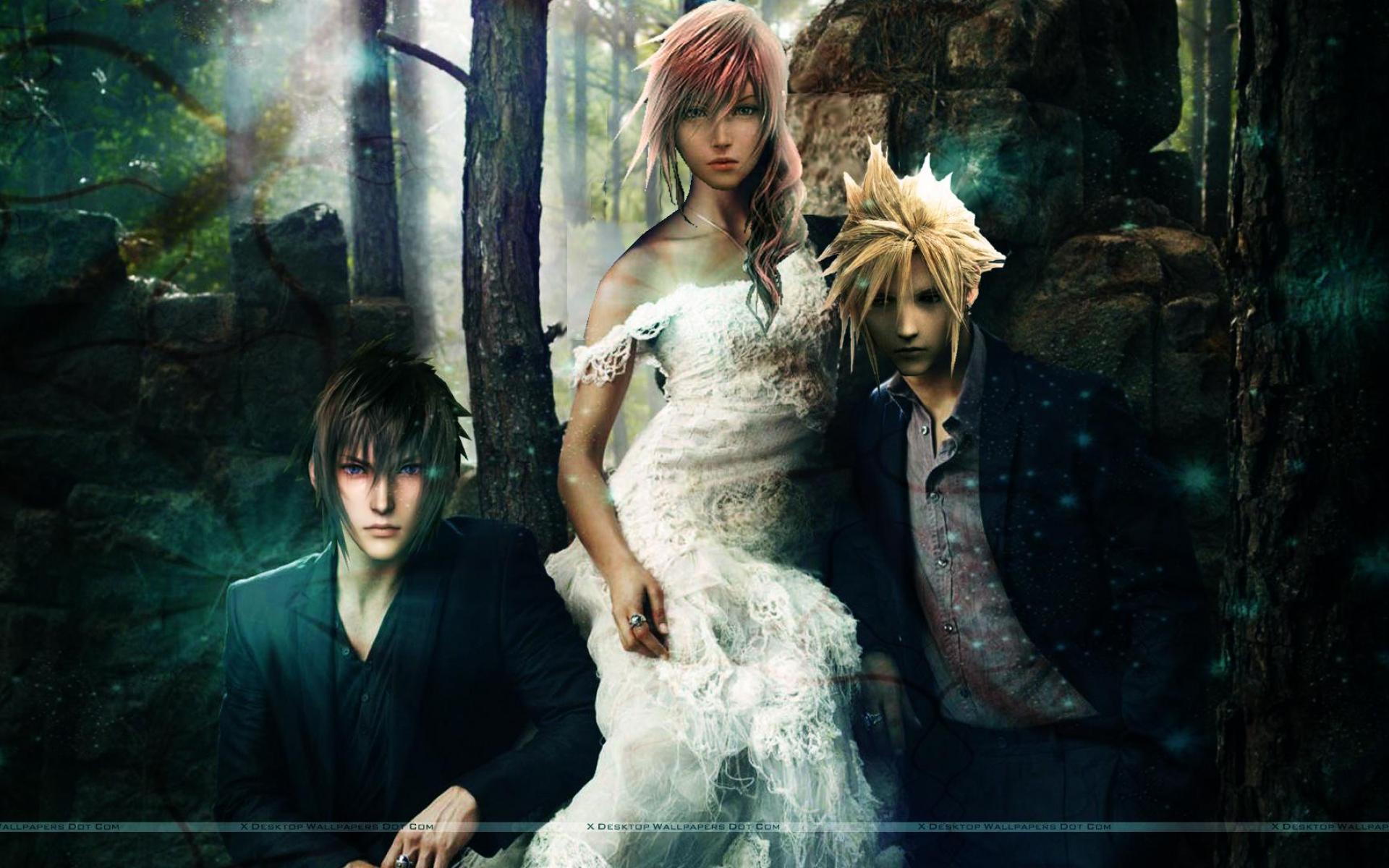 Cloud And Lightning Final Fantasy - HD Wallpaper 