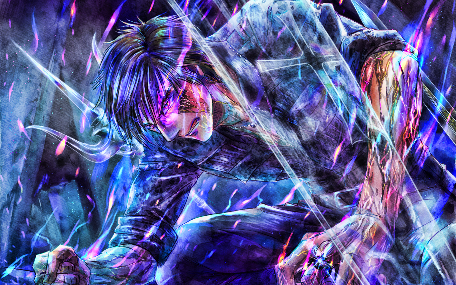 Ignis Scientia, Battle, Final Fantasy Xv, Abstract - Illustration - HD Wallpaper 