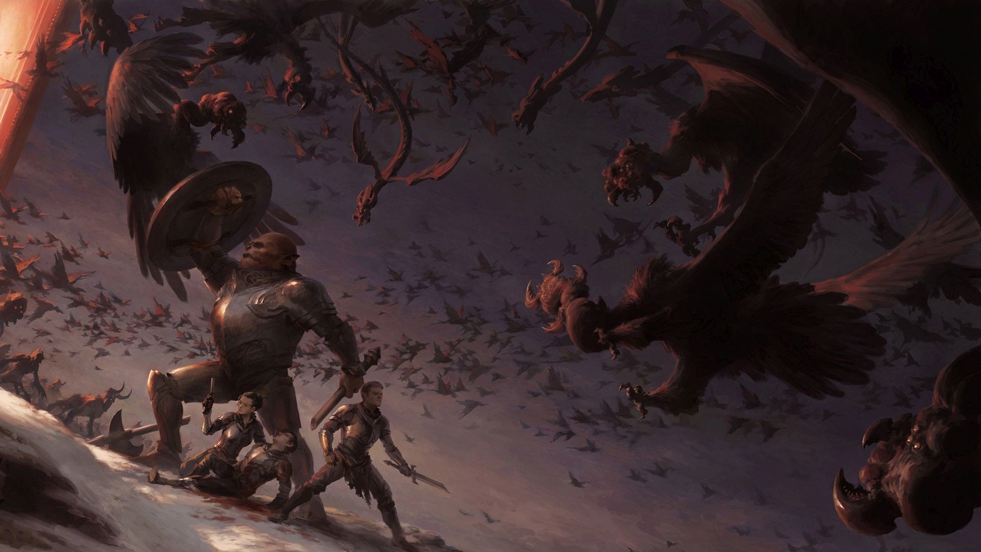 Fantasy Battle - HD Wallpaper 