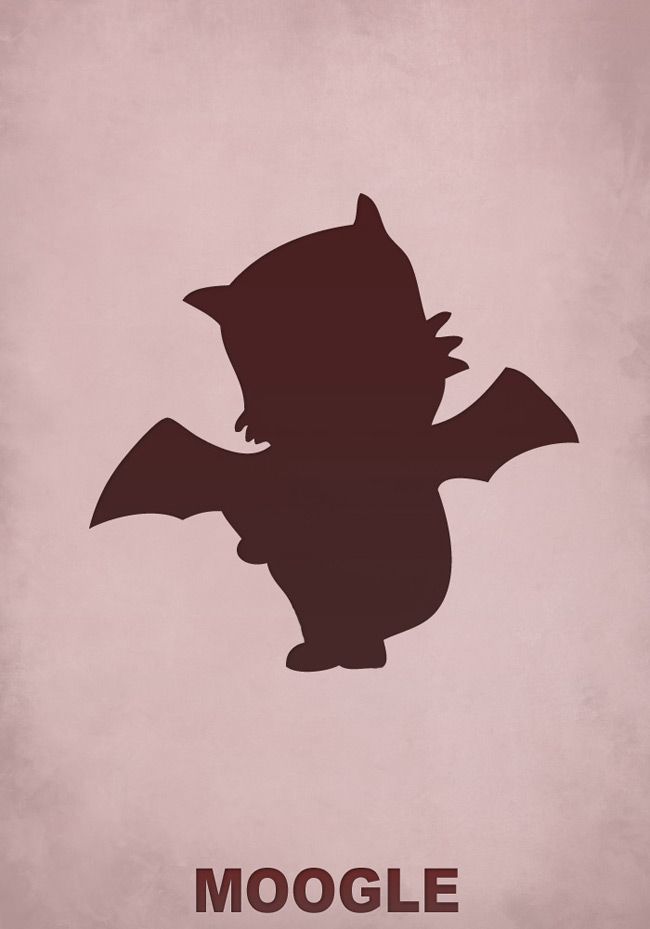 Final Fantasy Minimalist - HD Wallpaper 