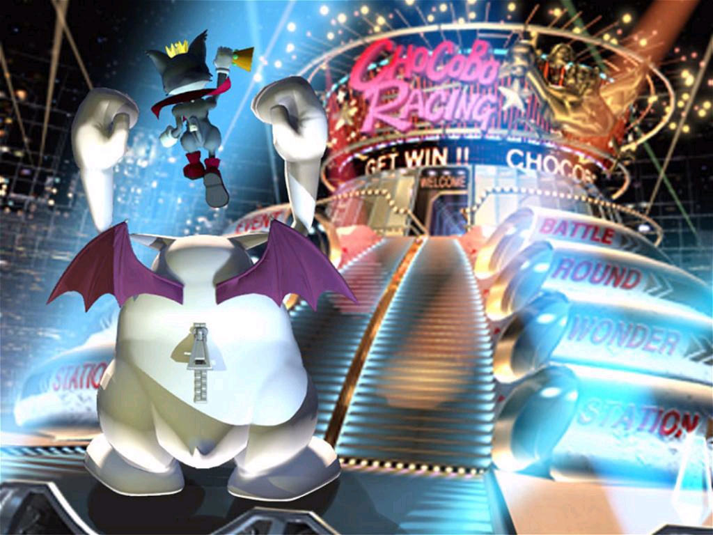 Ff7 Gold Saucer Cait Sith - HD Wallpaper 