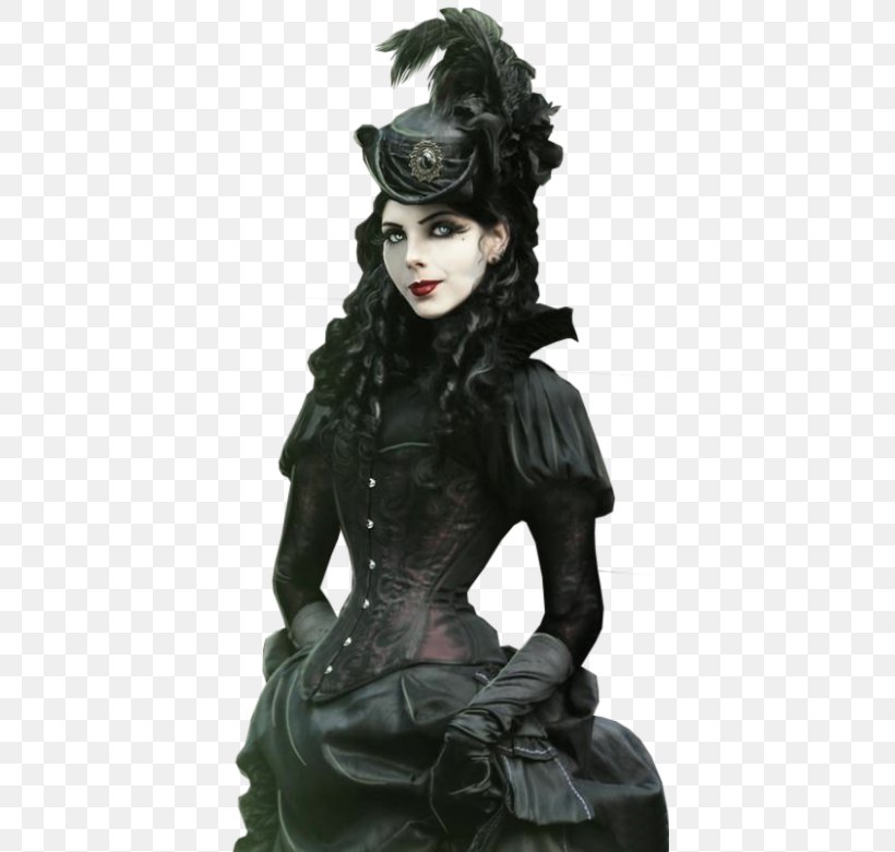 Victorian Era Gothic Fashion Goth Subculture Vampire - Gothic Victorian Vampire Art - HD Wallpaper 