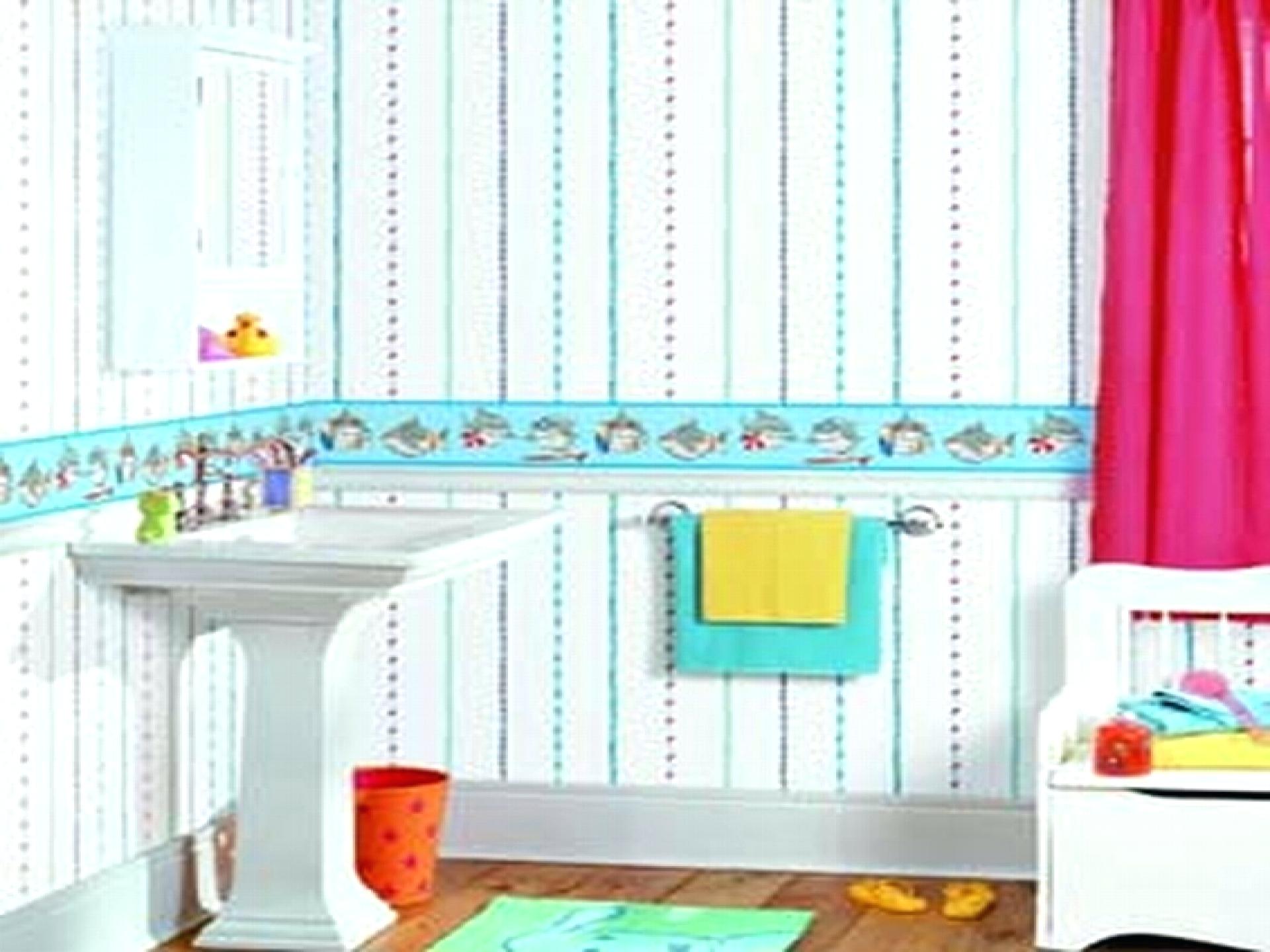 Borders Kids Bathroom - HD Wallpaper 