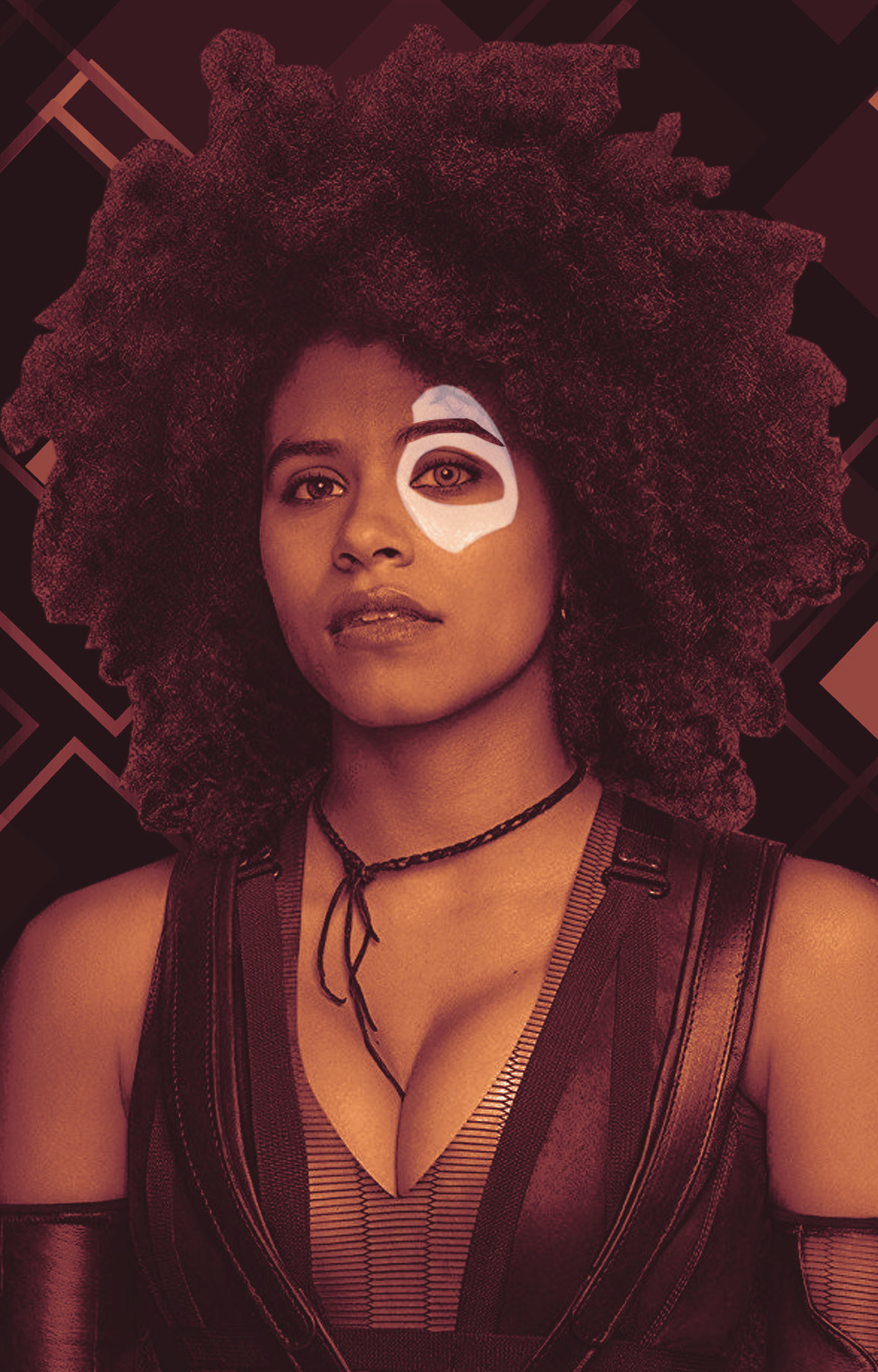 Zazie Beetz, Domino, Deadpool 2, 2018 Movie, Wallpaper - Zazie Beetz Deadpool - HD Wallpaper 