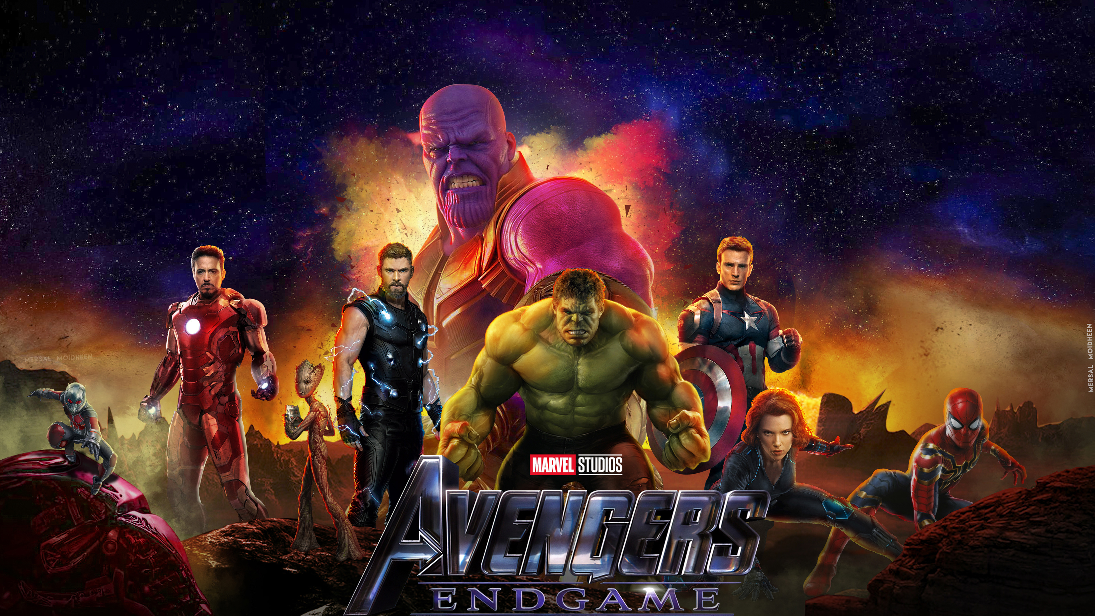 2019 Avengers Endgame New 4k - Avengers: Endgame - 3840x2160 Wallpaper -  