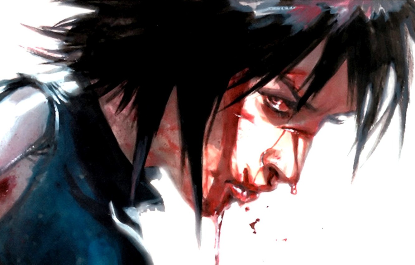 Photo Wallpaper Look, Girl, Blood, Marvel Comics, Domino - Anime - HD Wallpaper 