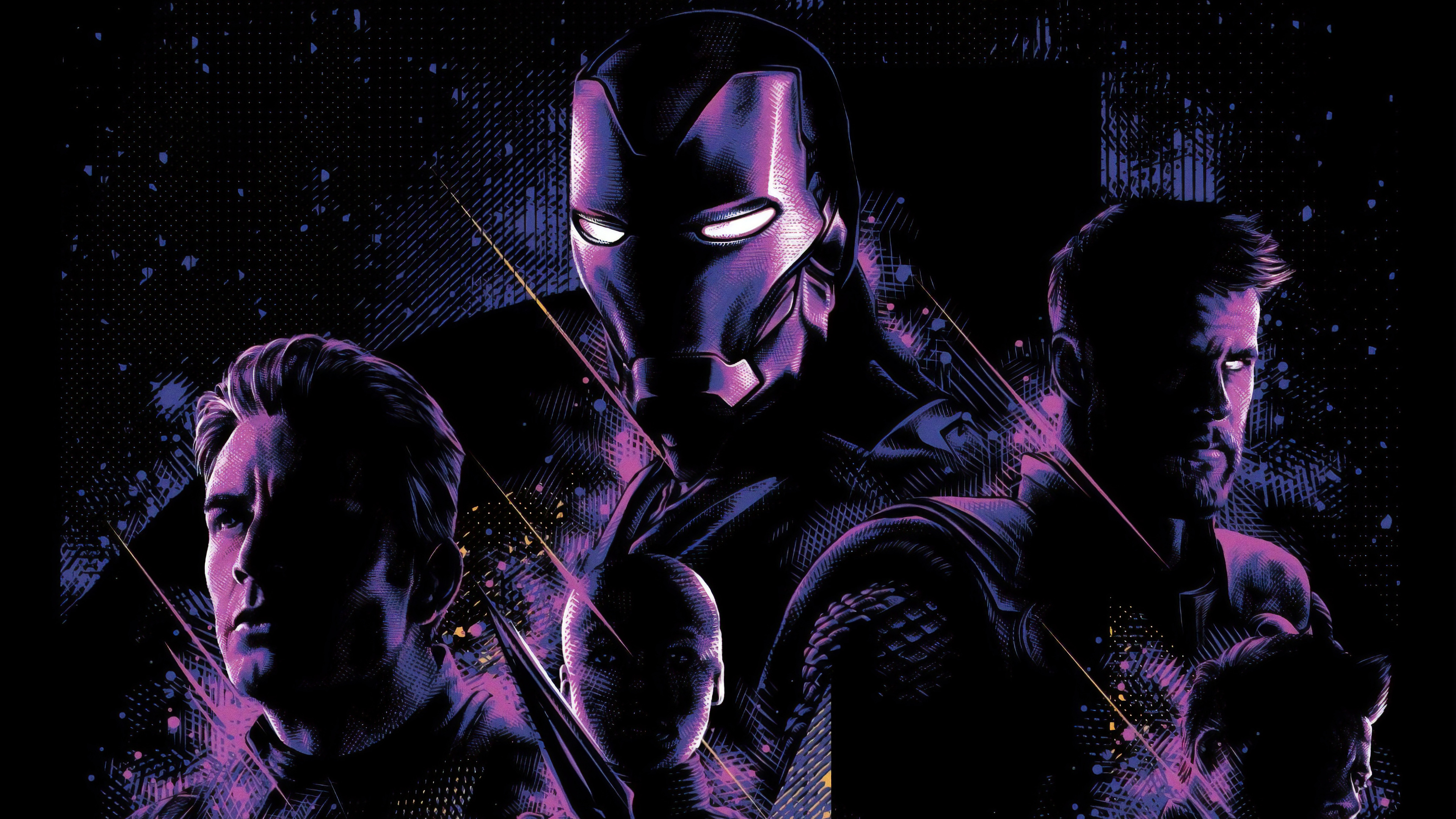 Avengers Endgame New Poster 4k - Iron Man Captain America Thor Endgame -  3840x2160 Wallpaper 