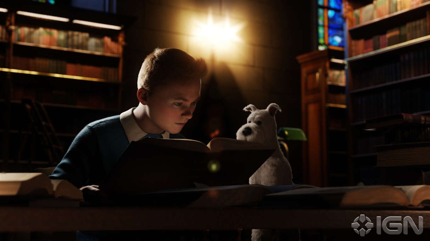 The Adventures Of Tintin-3d Movie Wallpaper - Adventures Of Tintin: The Secret - HD Wallpaper 