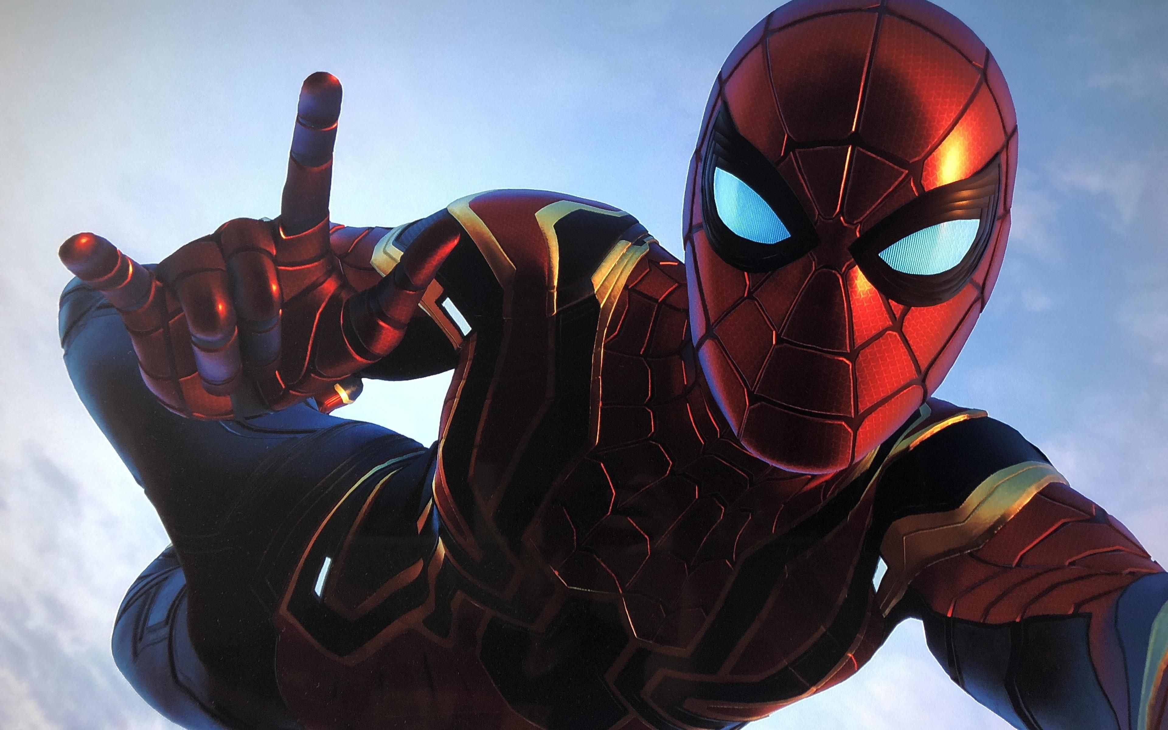 Iron Spider Wallpaper 4k - HD Wallpaper 