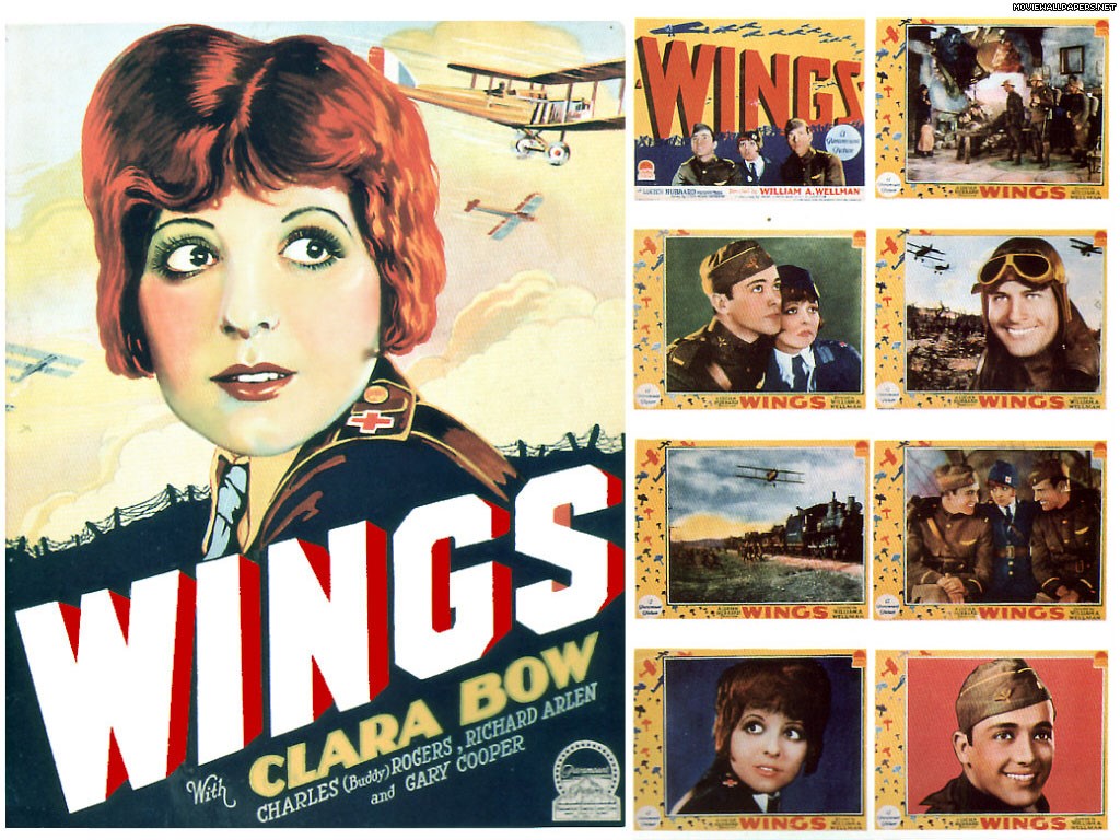 Movies Wallpaper - Wings - Clara Bow Movie Posters Wings - HD Wallpaper 