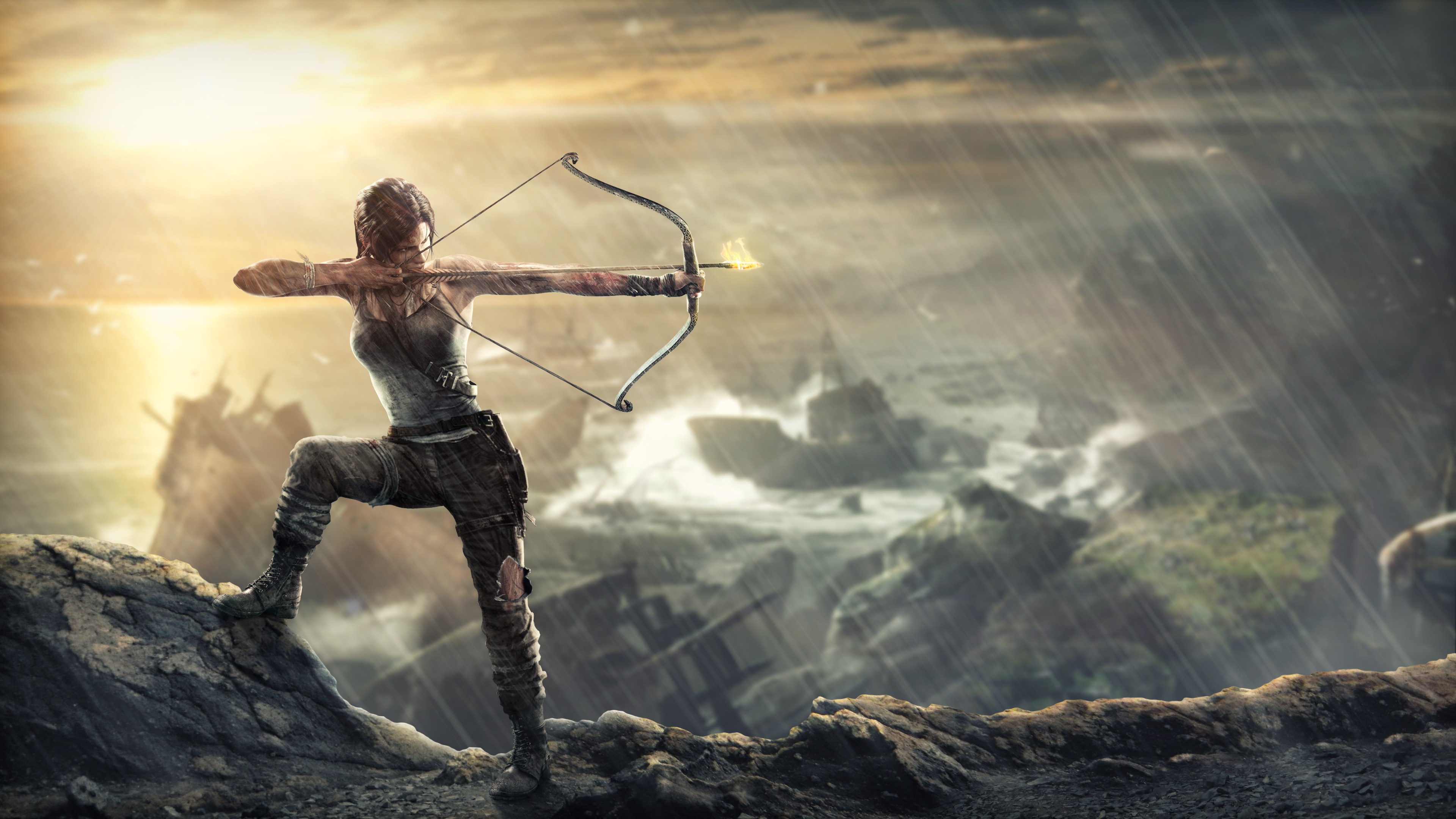 Tomb Raider Movie Hd Background Wallpaper - Shadow Of The Tomb Raider - HD Wallpaper 