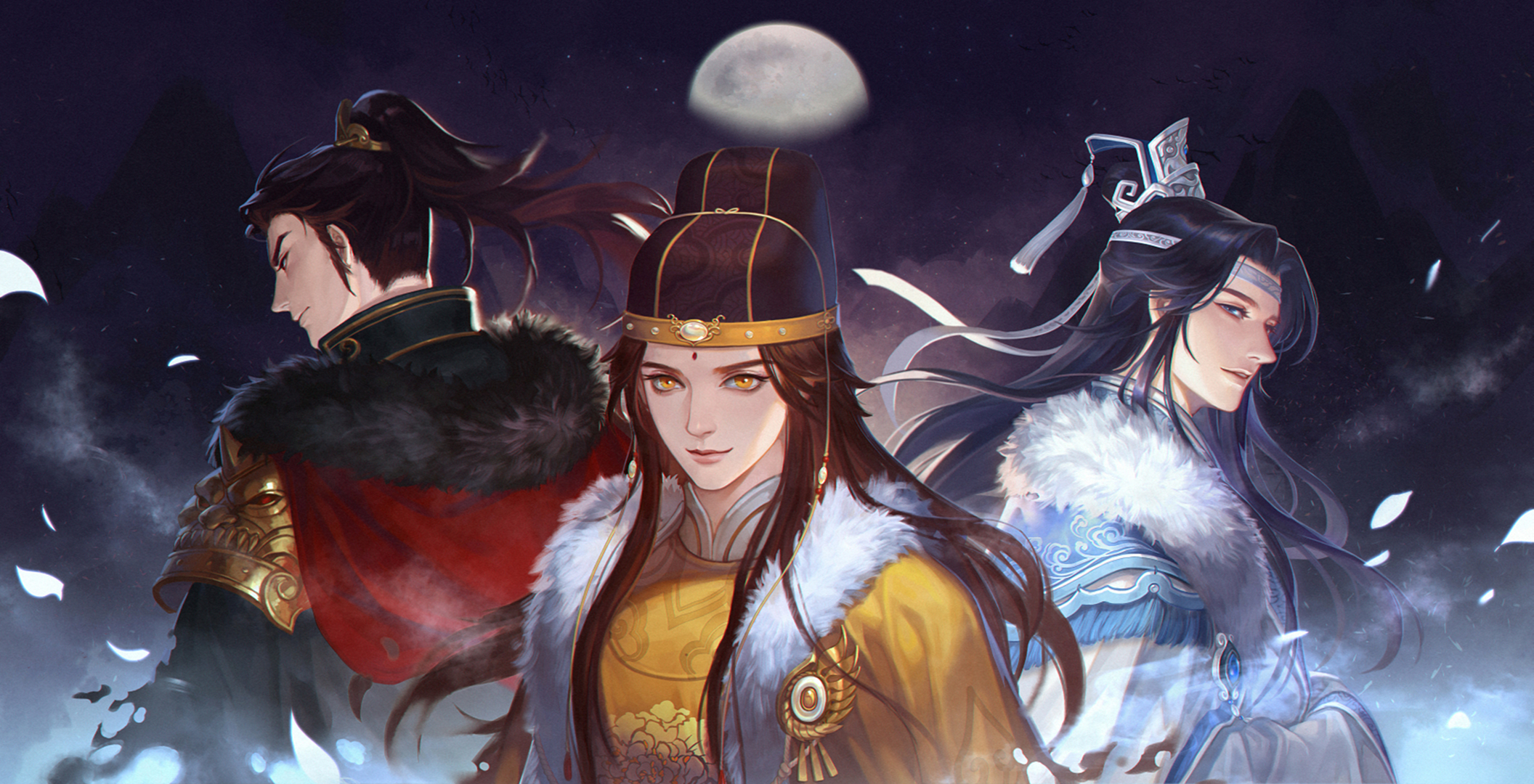 Nie Mingjue Jin Guangyao - HD Wallpaper 
