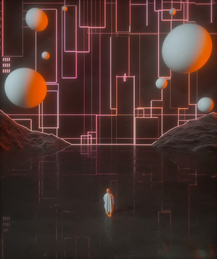 Cinema 4d, Abstract, 3d Abstract, Surreal, Science - Circle - HD Wallpaper 