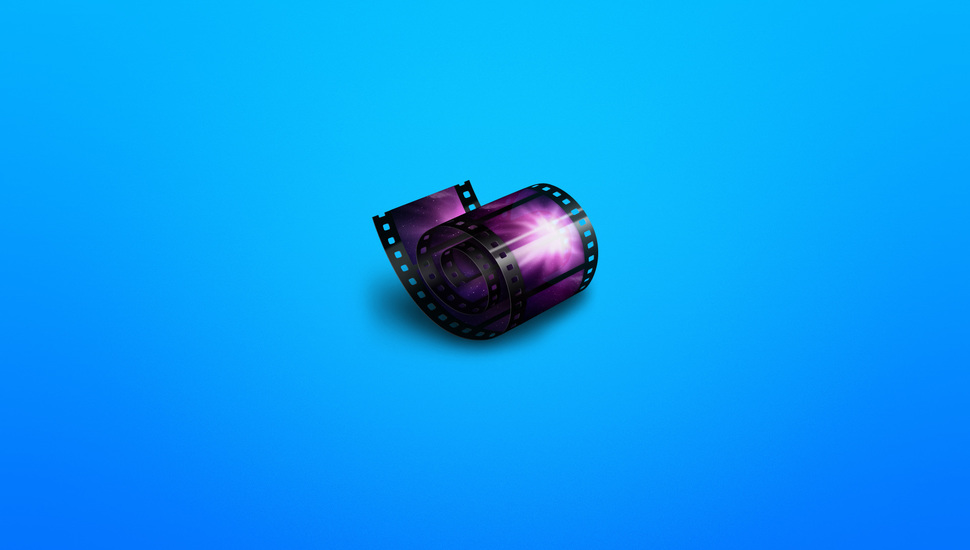 Cinema, Movie, Film, Film, Bluish Background, Cinema - Sapphire - HD Wallpaper 