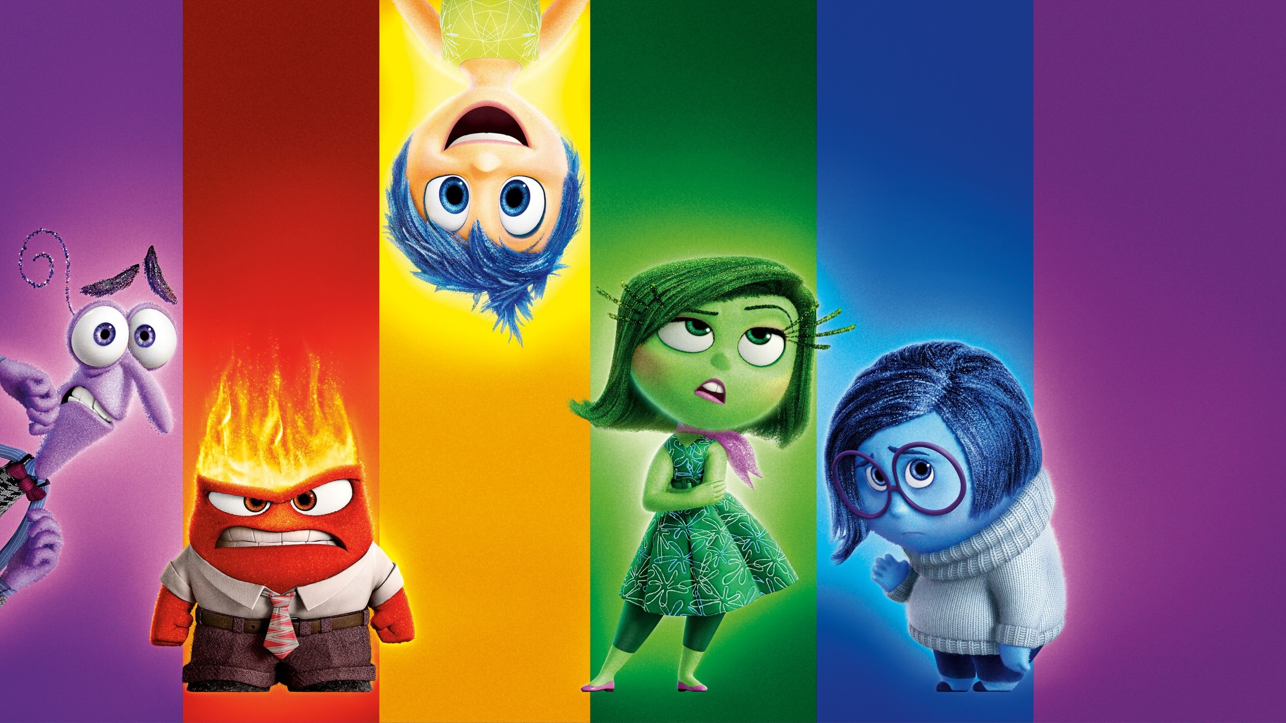 Inside Out Characters Hd - HD Wallpaper 