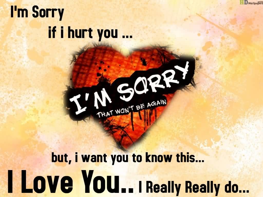 I M Sorry Love Quotes For Her - HD Wallpaper 