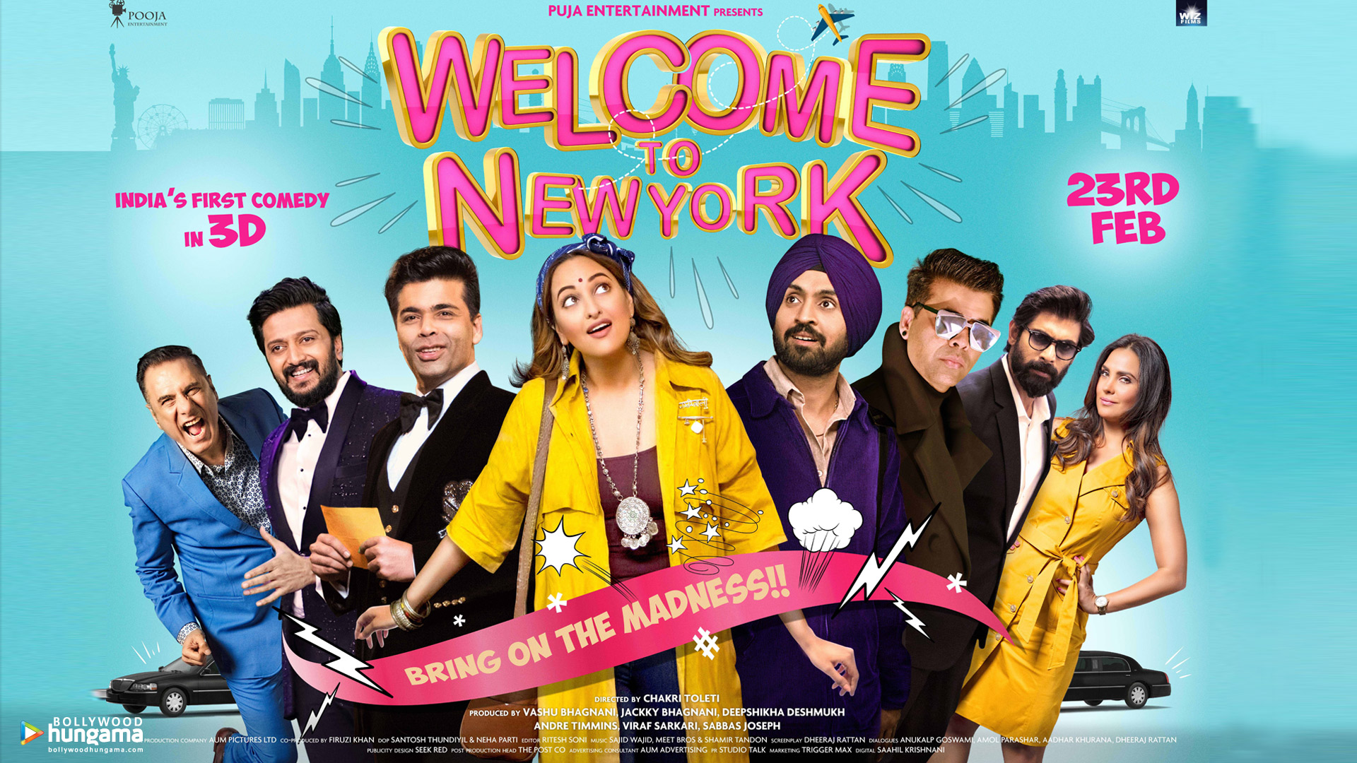 Welcome To New York Hindi Movie Poster - HD Wallpaper 