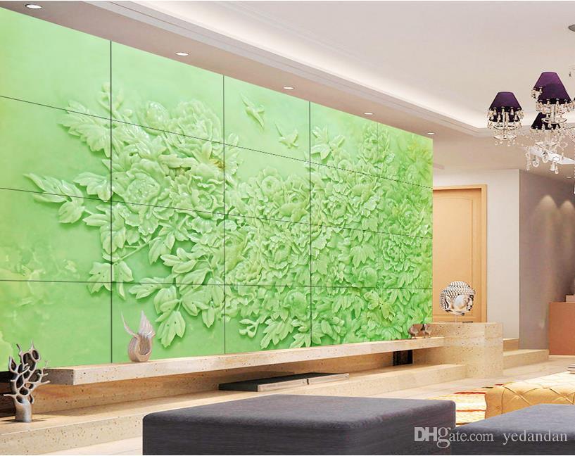 Chinese Gold Luxury Wallpaper Wallpaper For Living - HD Wallpaper 