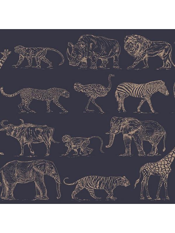 Boutique Animal Safari Wallpaper - HD Wallpaper 