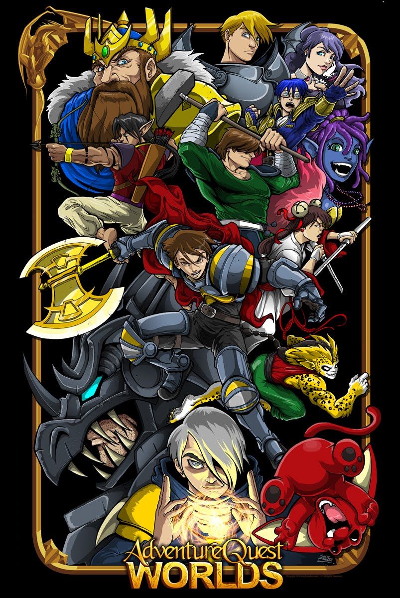 Adventure Quest Worlds - HD Wallpaper 