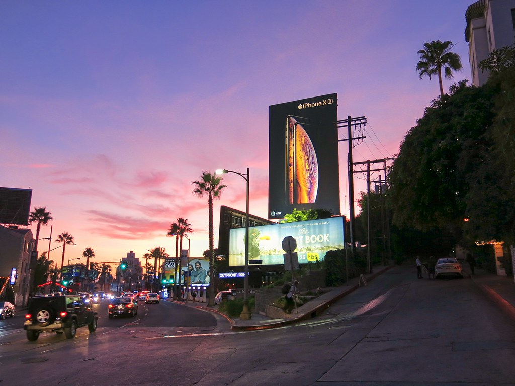 Sunset Hollywood Wallpaper Iphone - HD Wallpaper 