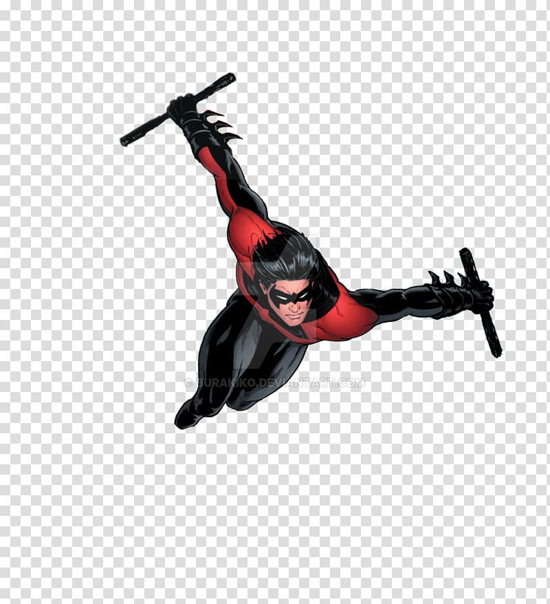 Nightwing Robin Starfire Red Hood Damian Wayne Nightwing Black Telephone Png Icon 800x878 Wallpaper Teahub Io